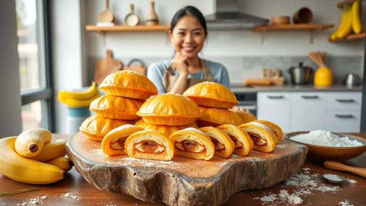 Cara Mudah Membuat Bolen Pisang yang Renyah dan Lezat