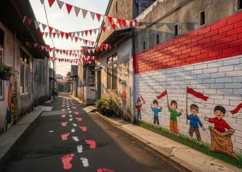 6 Ide Kreatif Cat untuk Gang Rumah 17 Agustus, Meriahkan Kemerdekaan di Setiap Sudut