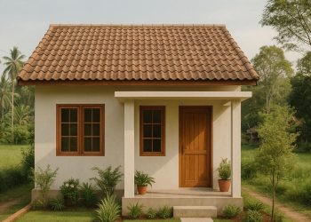 10 Desain Rumah Minimalis 6×9 Meter di Desa dengan Teras dan Taman Mini untuk Hunian Asri 2025