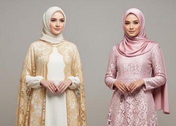 9 Tren Long Dress Brokat Muslim Terbaru untuk Penampilan Elegan 2025