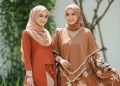 10 Gamis Earth Tone Kombinasi Batik Paling Elegan Kalem Syar’i dan Anggun 2025