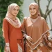 10 Gamis Earth Tone Kombinasi Batik Paling Elegan Kalem Syar’i dan Anggun 2025