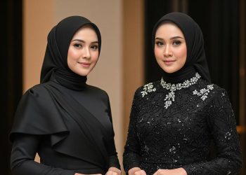 12 Inspirasi Dress Hitam Berlayer untuk Penampilan Anggun dan Elegan