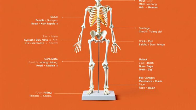 Nama Anggota Tubuh Manusia dalam Bahasa Inggris dan Artinya Lengkap