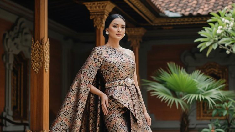 7 Model Long Dress Brokat Cape Elegan 2025 untuk Acara Formal yang Anggun