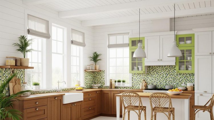 10 Inspirasi Dapur Tropis Murah dengan Pencahayaan Alami Populer 2025 Hemat dan Estetis