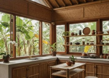 15 Inspirasi Desain Dapur Rumah Pedesaan Estetik 2025 Simpel dan Nyaman