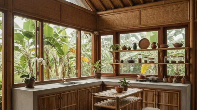 15 Inspirasi Desain Dapur Rumah Pedesaan Estetik 2025 Simpel dan Nyaman