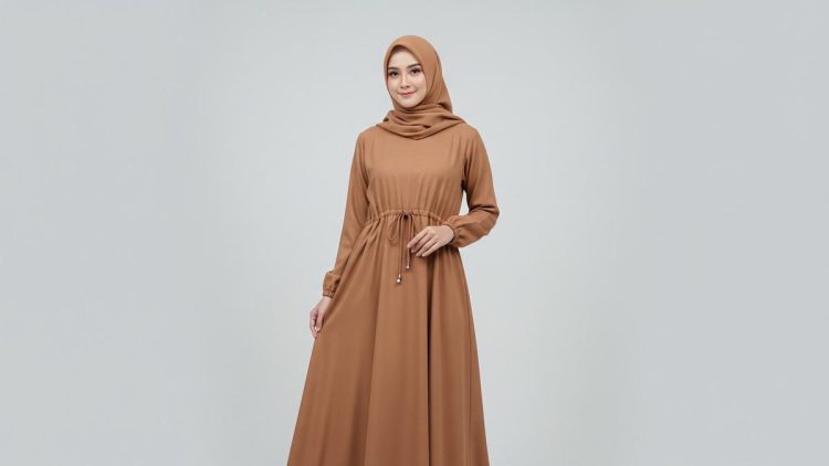 8 Model Gamis Bahan Toyobo A-line Santai untuk Tampil Sopan dan Anggun