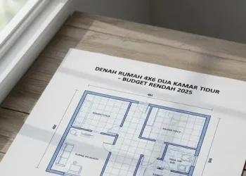6 Denah Rumah Kecil Ekonomis 2025 yang Fungsional dan Elegan