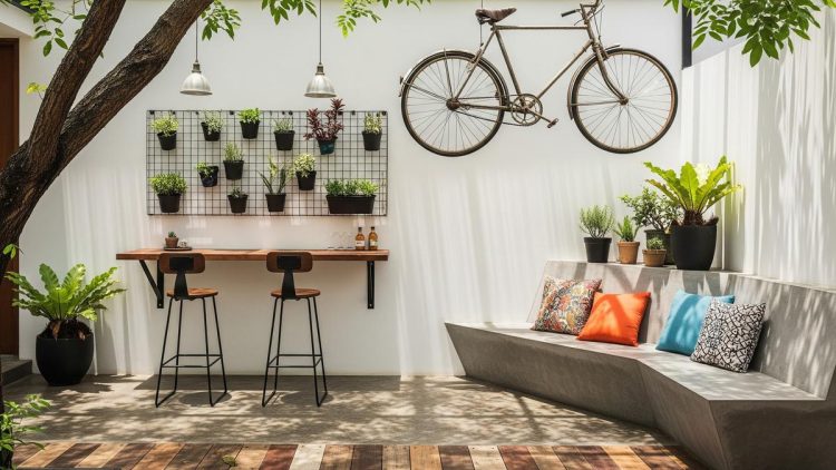 Inspirasi Model Teras Industrial Estetik 2025 dengan Sentuhan Rustik Elegan pada Hunian Modern