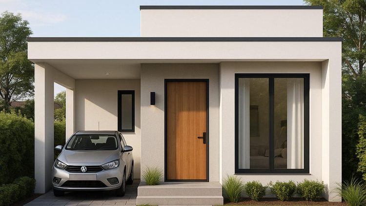 7 Model Rumah Sederhana 9×6 Meter Atap Datar 2025 Tampil Modern dan Fungsional