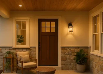 8 Desain Teras Cantik dengan Batu Alam Terbaru 2025 untuk Tampilan Mewah