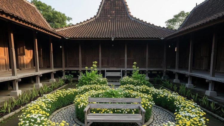 10 Inspirasi Rumah Tradisional Atap Limas Jawa Elegan Fungsional dan Modern 2025