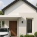 Desain Rumah Minimalis 9×9 Modern dengan Taman dan Carport Terbaru 2025