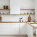 10 Dapur Minimalis Skandinavia dengan Rak Terbuka untuk Inspirasi Hunian Modern