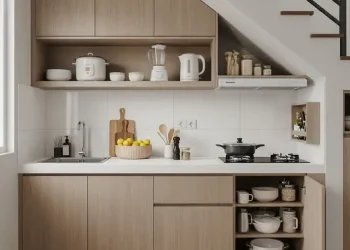 10 Desain Dapur Minimalis di Bawah Tangga Rumah Tipe 36 untuk Pemanfaatan Ruang Efisien