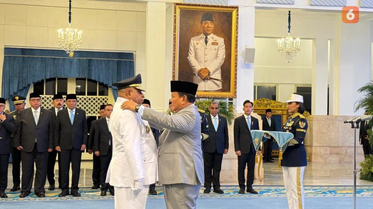 Gubernur Papua Ajak Warga Bersatu Usai Dilantik Prabowo Membangun Daerah