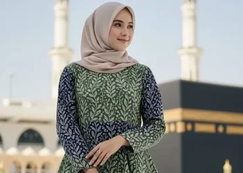 7 Model Gamis Batik untuk Umroh yang Anggun dan Nyaman Digunakan Seharian