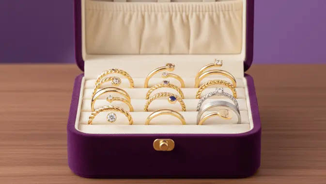 8 Model Cincin Emas Spiral 2 Gram, Koleksi Perhiasan Modern yang Menawan