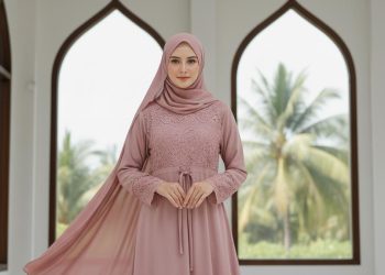 7 Model Abaya Brokat Minimalis untuk Gaya Syari Anggun dan Modern