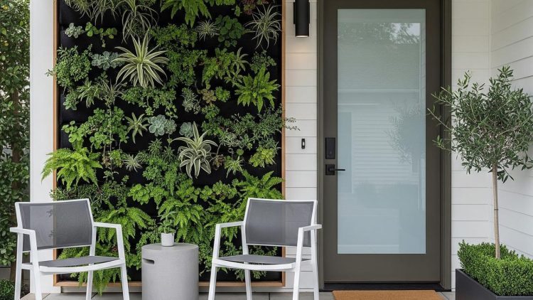 8 Desain Teras Kecil dengan Taman Vertikal untuk Rumah Minimalis yang Estetis dan Fungsional