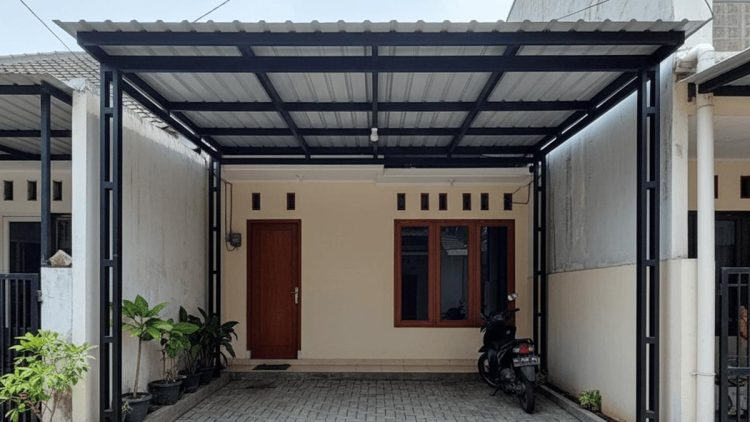 10 Model Carport untuk Rumah di Gang Sempit yang Efisien dan Estetik