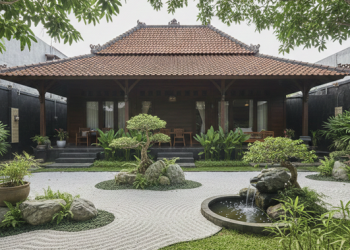 8 Desain Rumah Kecil dengan Halaman Belakang Luas untuk Hunian Nyaman