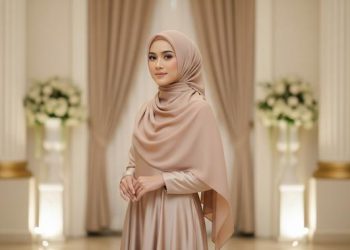 9 Model Gamis Satin Premium Terlihat Mewah di Acara Spesial untuk Penampilan Glamor