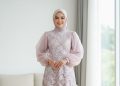 9 Gamis Kombinasi Brokat dan Organza Pilihan Anggun serta Glamor
