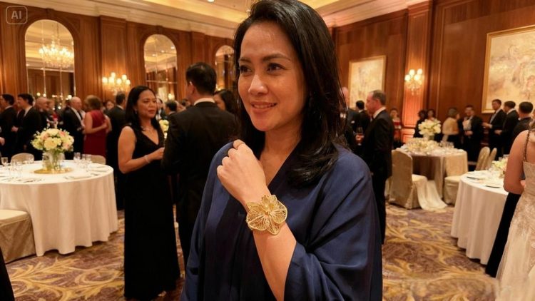 8 Model Gelang Emas Motif Floral Klasik untuk Wanita Usia 40 Tahun yang Anggun dan Kekinian