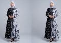 10 Model Gamis Kombinasi Hitam Putih Tampil Cantik untuk Penampilan Baru 2026