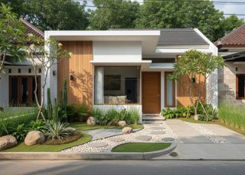 Desain Rumah Type 36 dengan Taman Hemat Air untuk Hunian Asri dan Lestari
