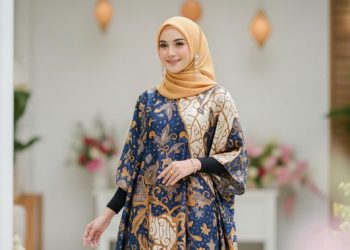 Inspirasi Model Batik Wanita Lebaran Terbaru Potongan Simple dan Elegan