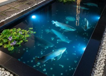 7 Desain Kolam Ikan Minimalis dengan Batu Alam untuk Rumah Tropis yang Estetik dan Sejuk