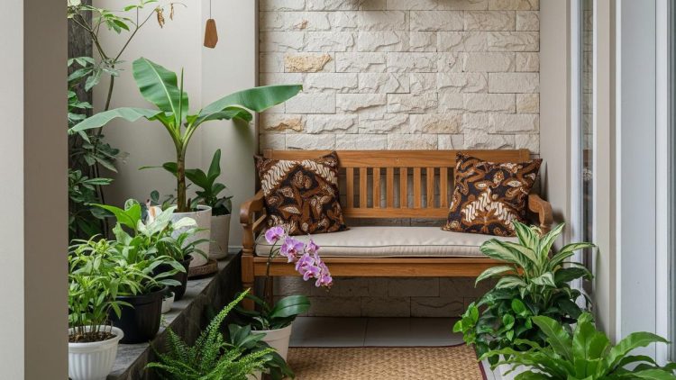 9 Desain Teras Rumah Kecil Bernuansa Alam yang Asri dan Menawan