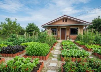 7 Ide Desain Rumah untuk Tanam Sayur di Lahan Sempit dan Ciptakan Kebun Produktif